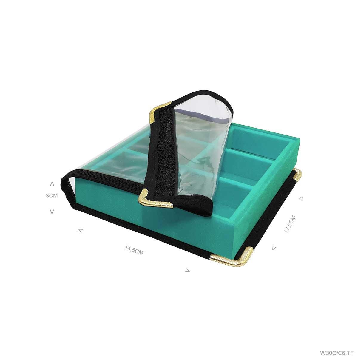 Bandeja Mini 6 Quadriculados Com Capa - Sob Encomenda