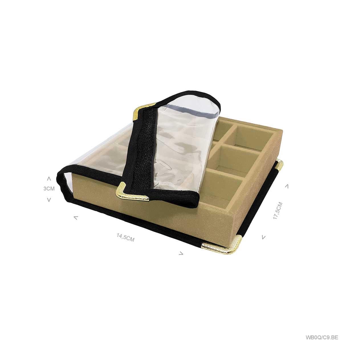 Bandeja Mini 9 Quadriculados Com Capa - Sob Encomenda