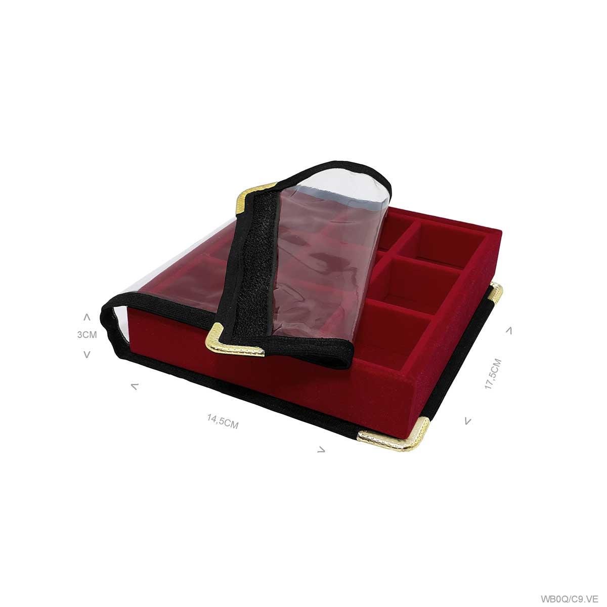 Bandeja Mini 9 Quadriculados Com Capa - Sob Encomenda