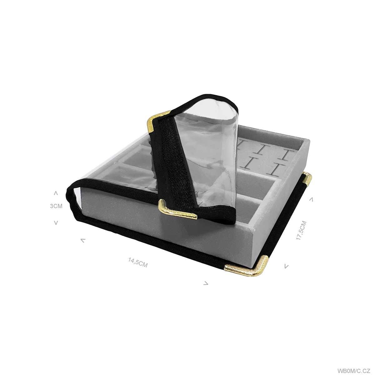 Bandeja Mini Mista 6 Quadriculados Com Capa - Sob Encomenda