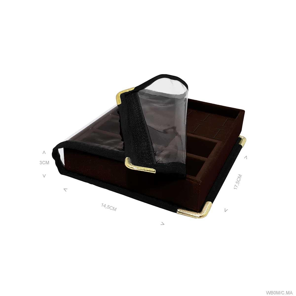 Bandeja Mini Mista 6 Quadriculados Com Capa - Sob Encomenda