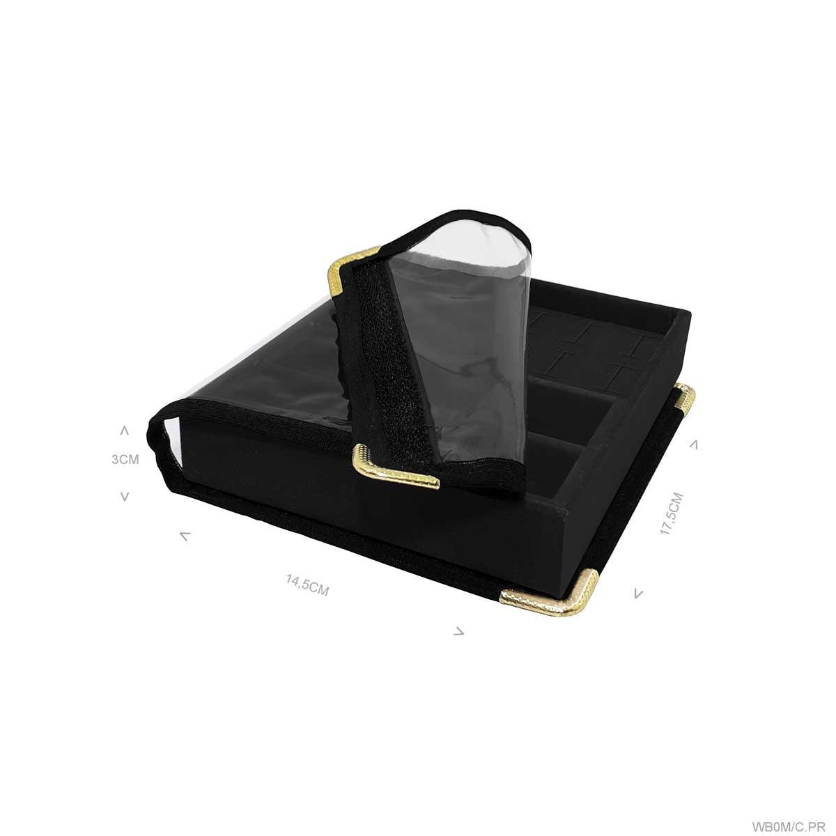 Bandeja Mini Mista 6 Quadriculados Com Capa - Sob Encomenda