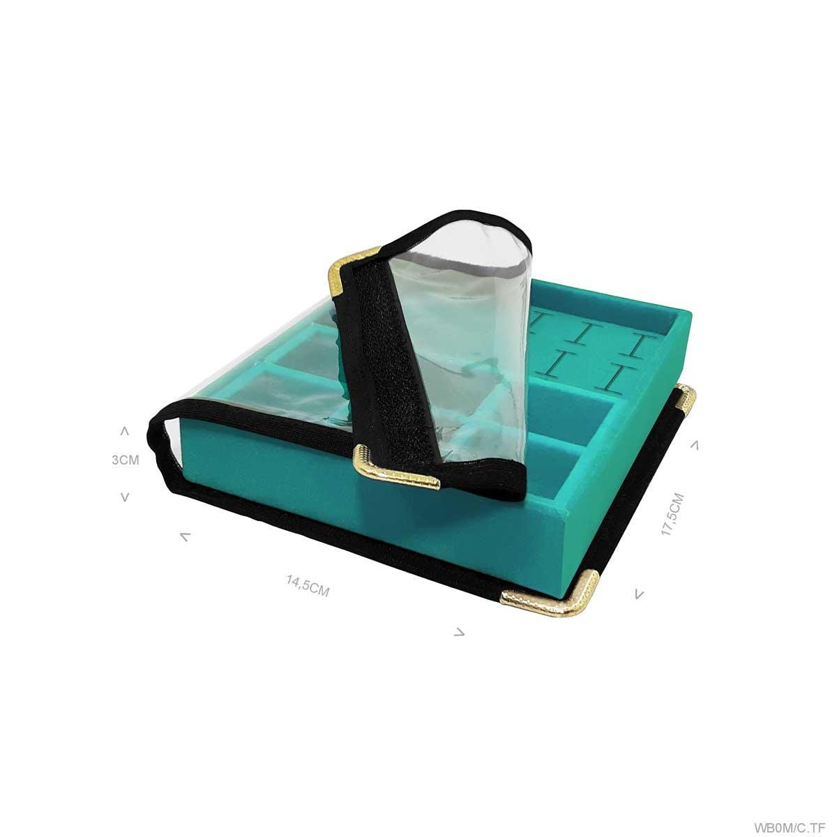 Bandeja Mini Mista 6 Quadriculados Com Capa - Sob Encomenda