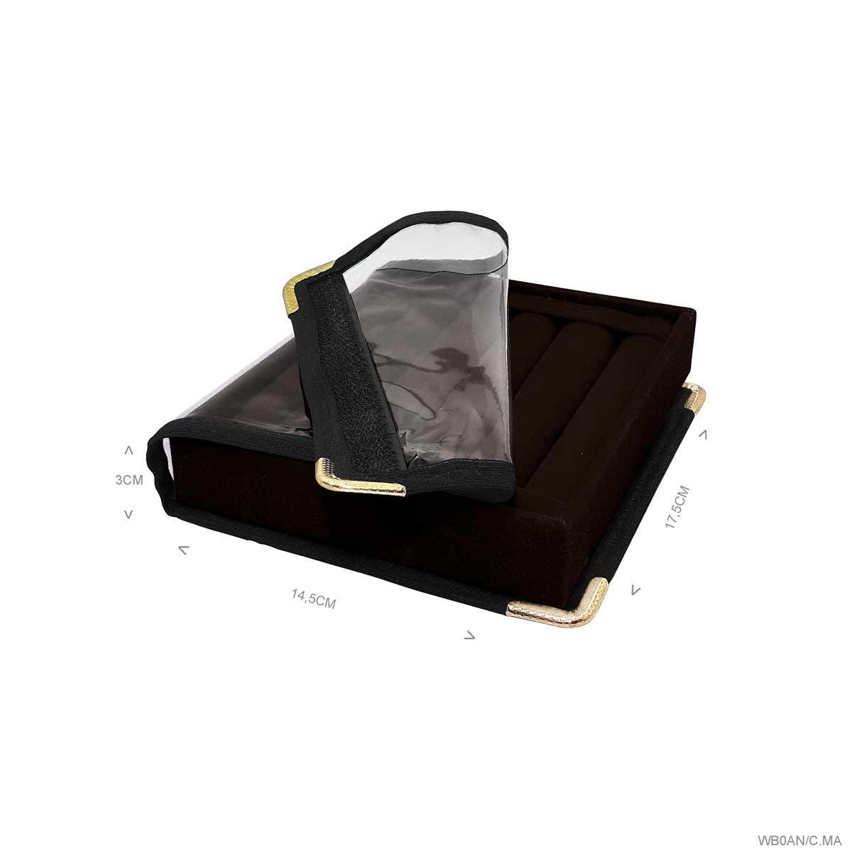Bandeja Mini Para Anel Rolete Com Capa - Sob Encomenda
