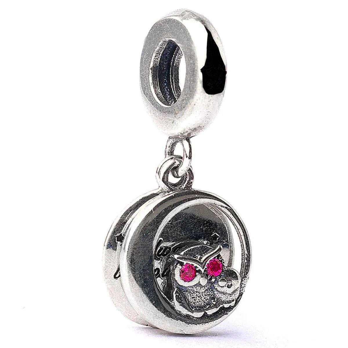 BERLOQUE DE PRATA 925 CORUJA 'ALWAYS BY YOUR SIDE'