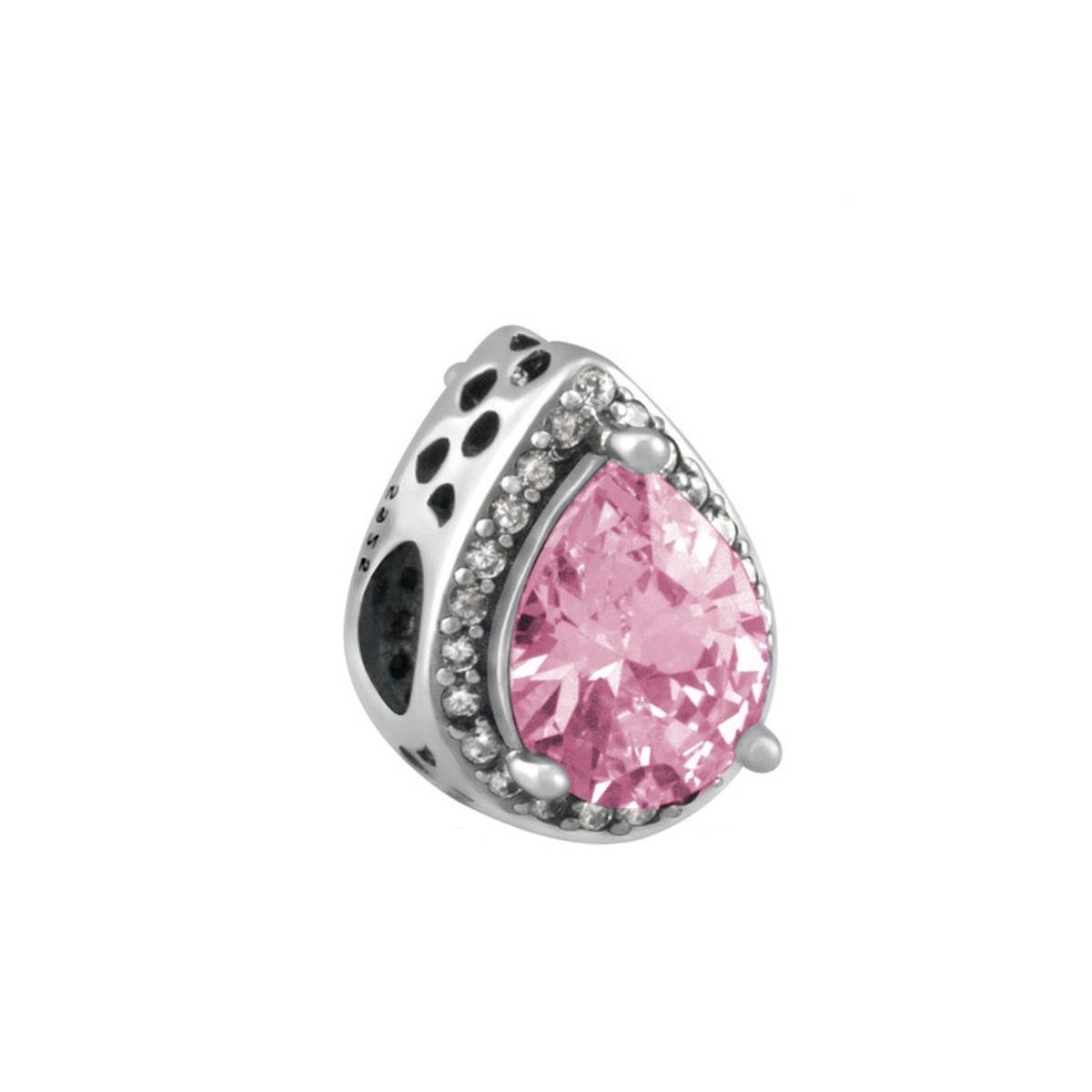 BERLOQUE DE PRATA 925 GOTINHA COM DETALHE CRAVEJADO