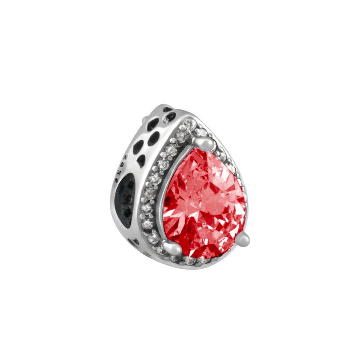 BERLOQUE DE PRATA 925 GOTINHA COM DETALHE CRAVEJADO