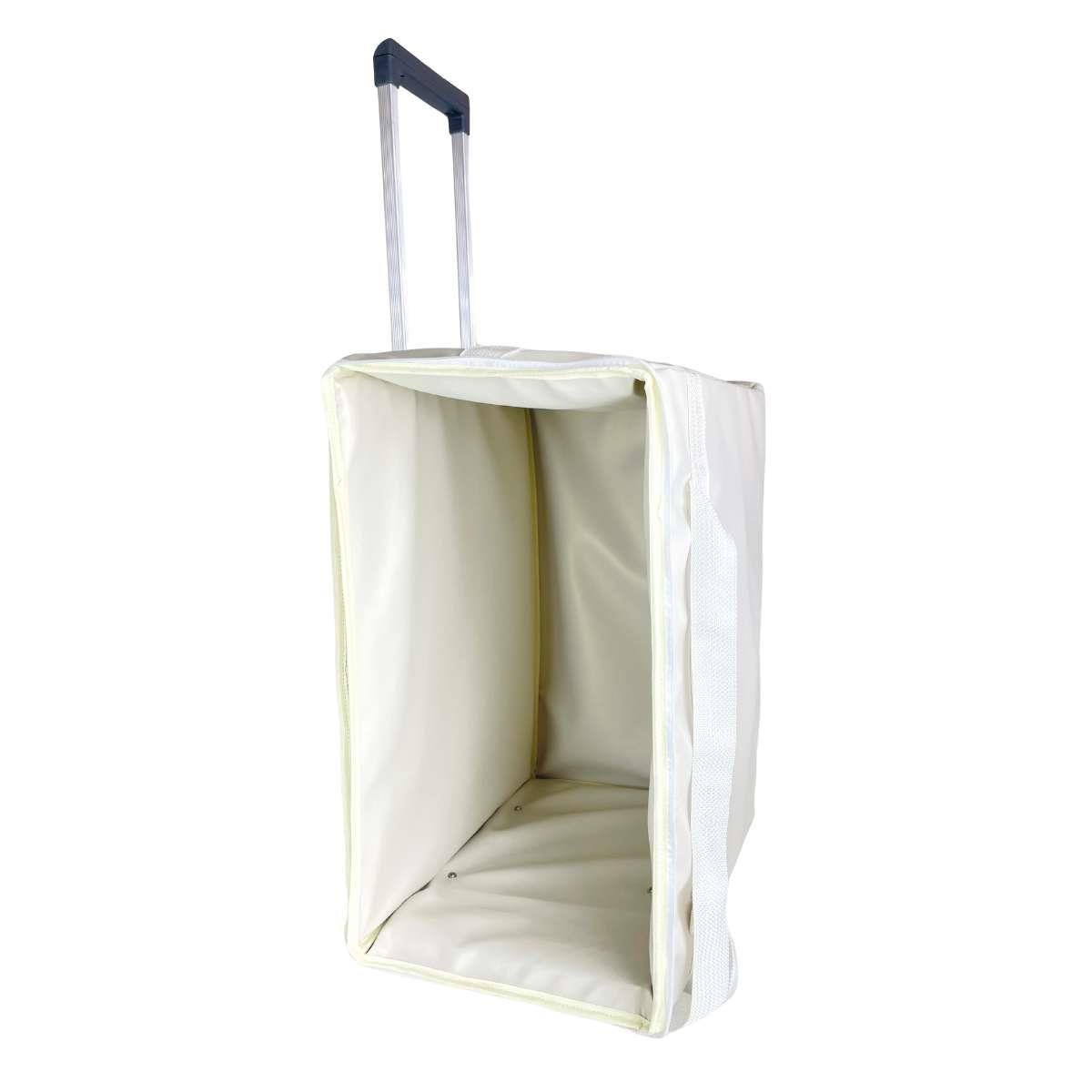 Bolsa Porta Joias Carrinho Dunas Bege para 17 Bandejas