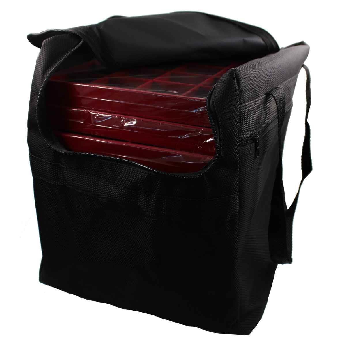 Bolsa Porta Joias Nylon Grosso Para 10 Bandejas Grandes