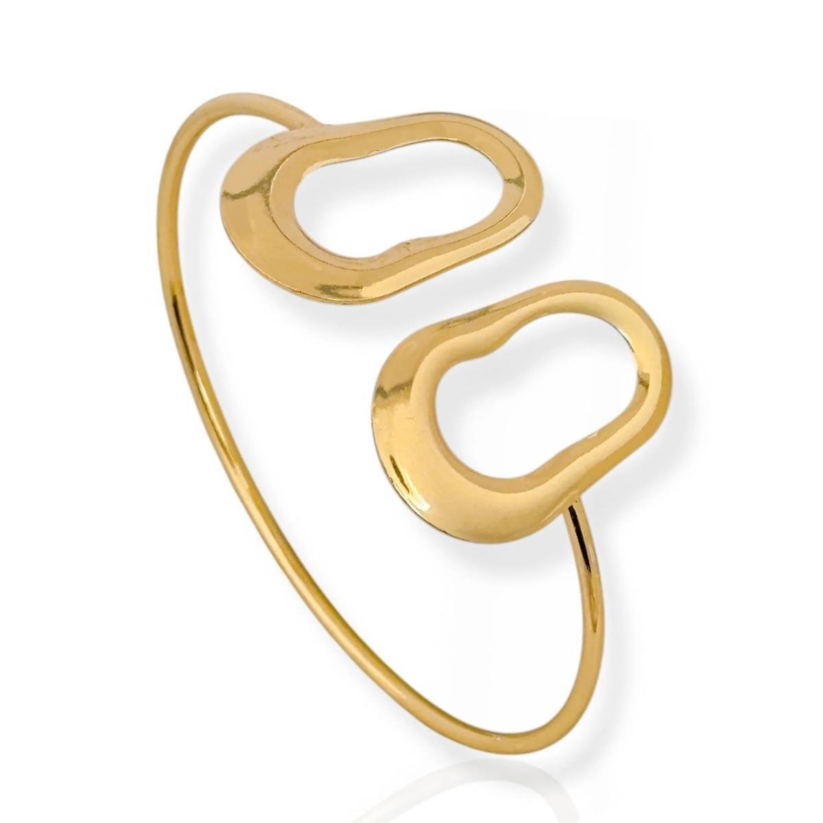 BRACELETE AJUSTÁVEL VAZADO BANHADO A OURO