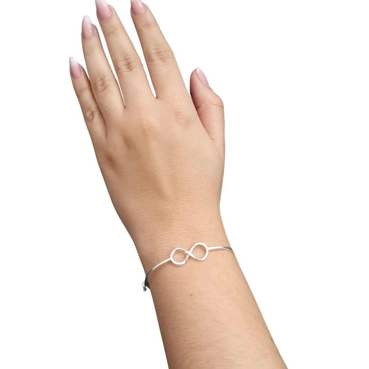 Bracelete Infinito de Prata 925