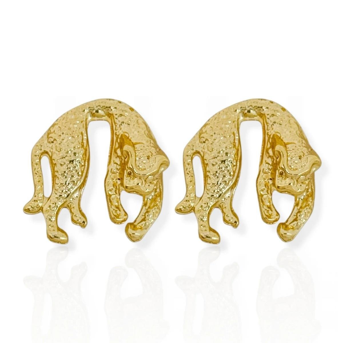 BRINCO BANHADO A OURO TIGRE