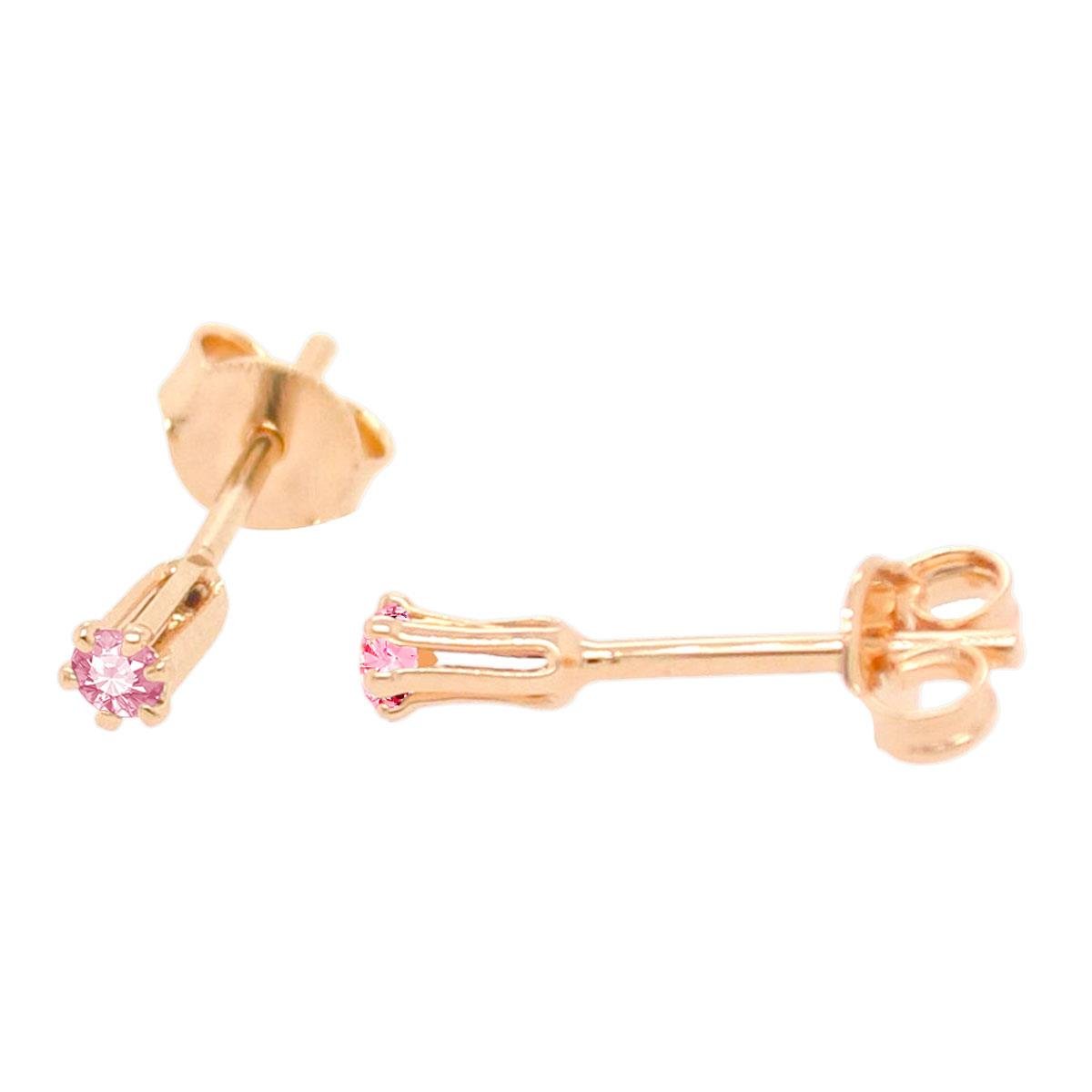 BRINCO BANHADO A OURO TIPO TULIPA COM STRASS