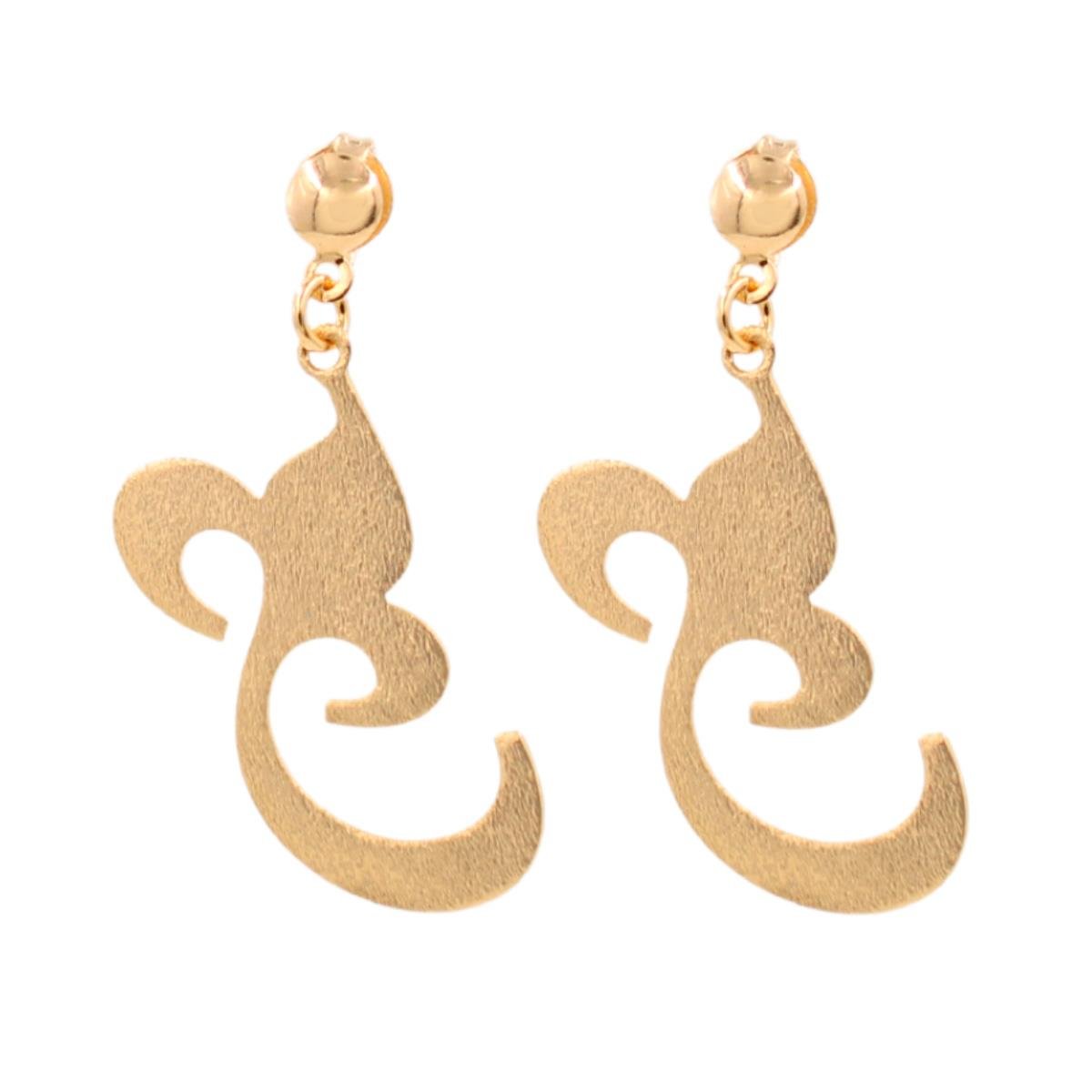 Brinco Tribal Folheado a Ouro