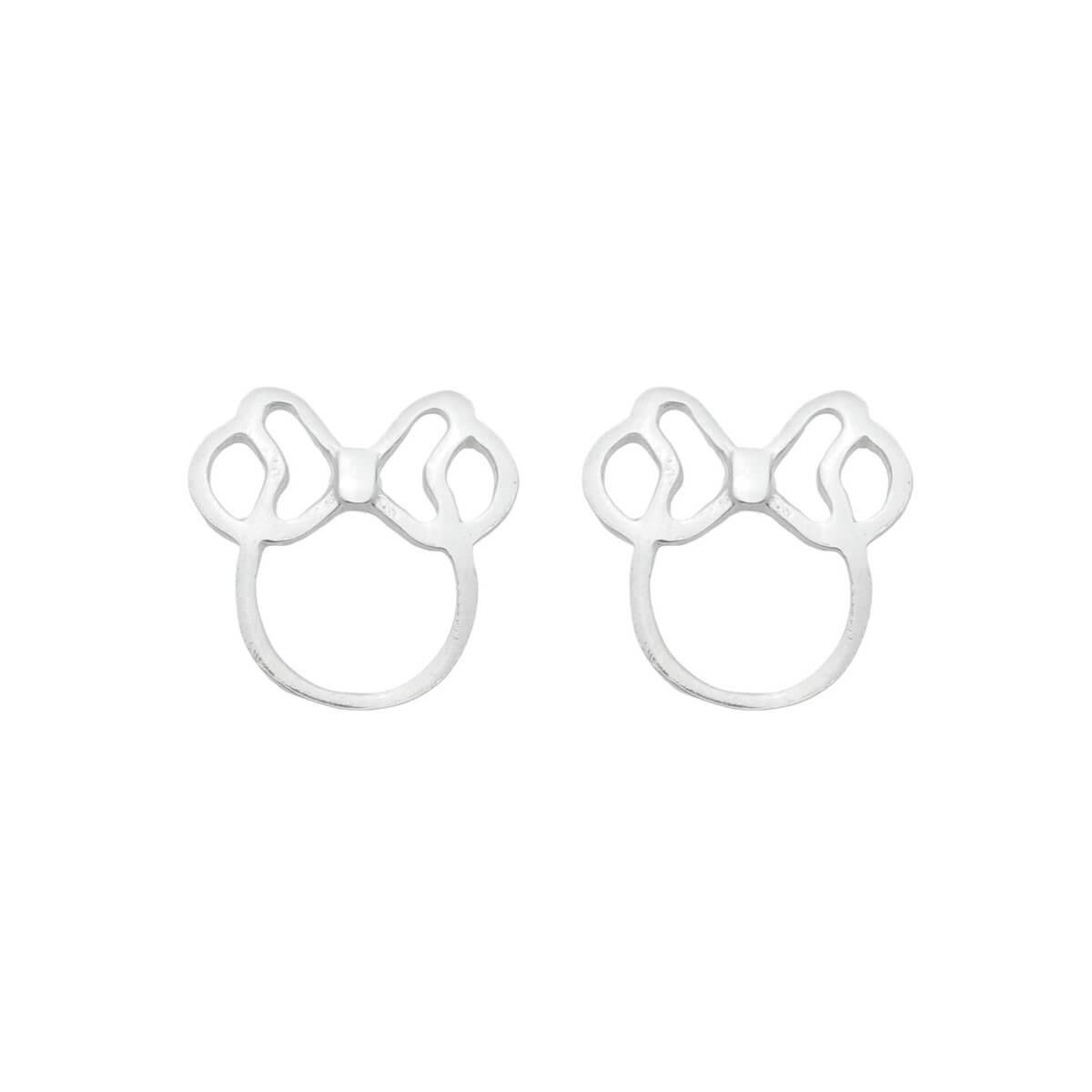 Brinco De Prata Minnie