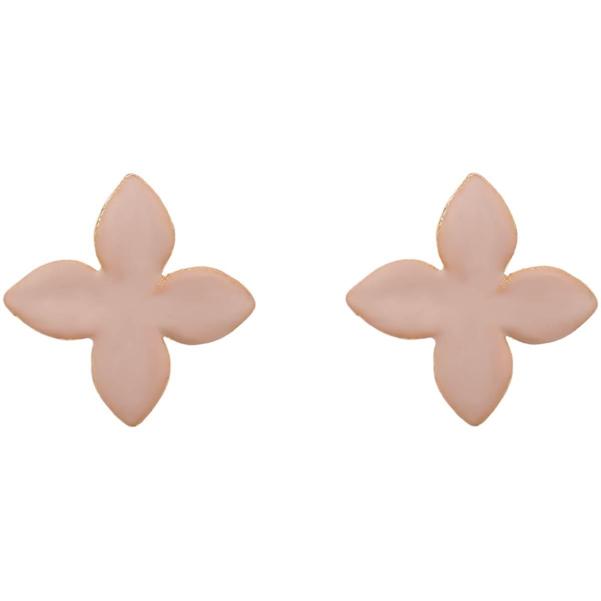 Brinco Flor Colorida Fundo Resina