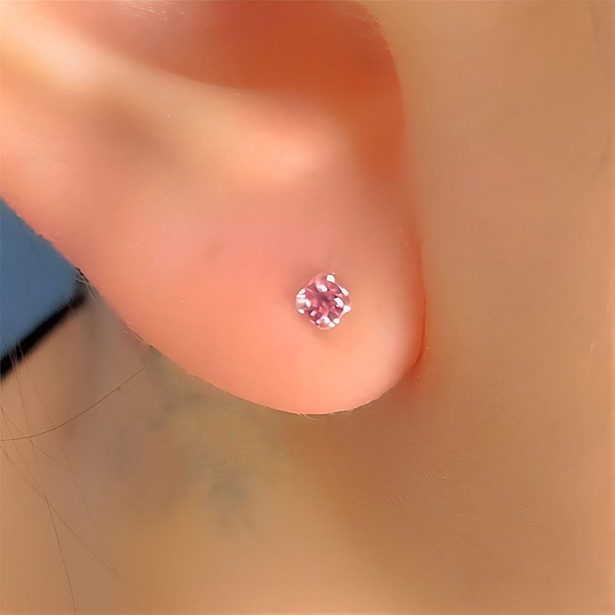 Brinco Mosquitinho com Strass Folheado a Prata