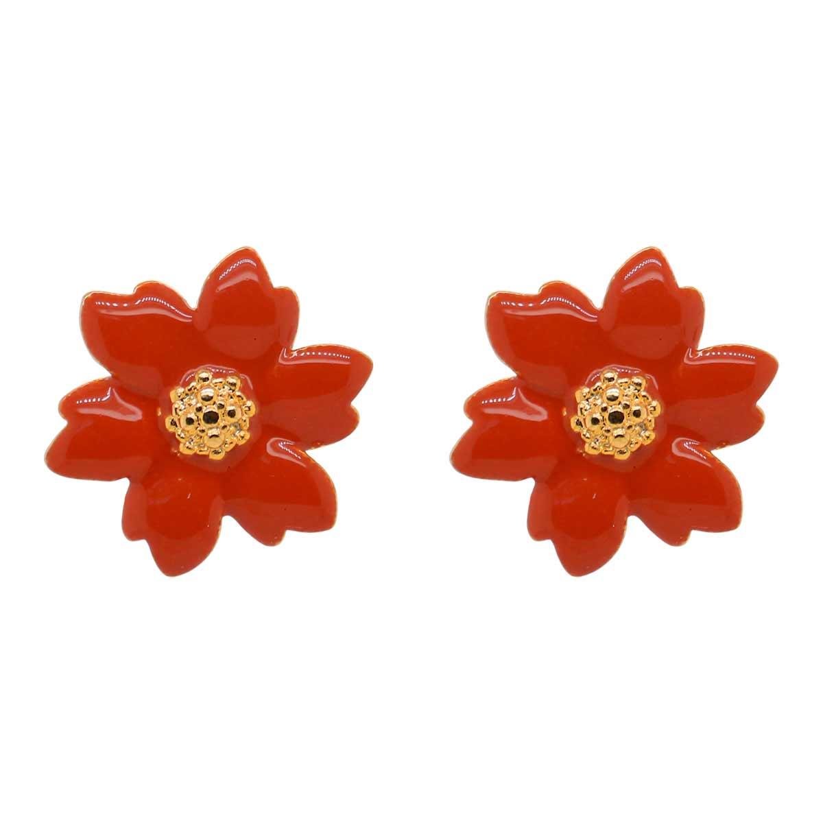 Brinco Resina De Flor