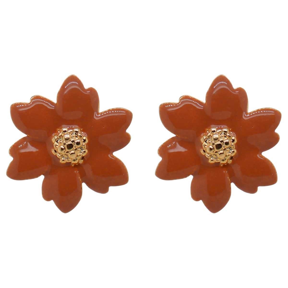 Brinco Resina De Flor