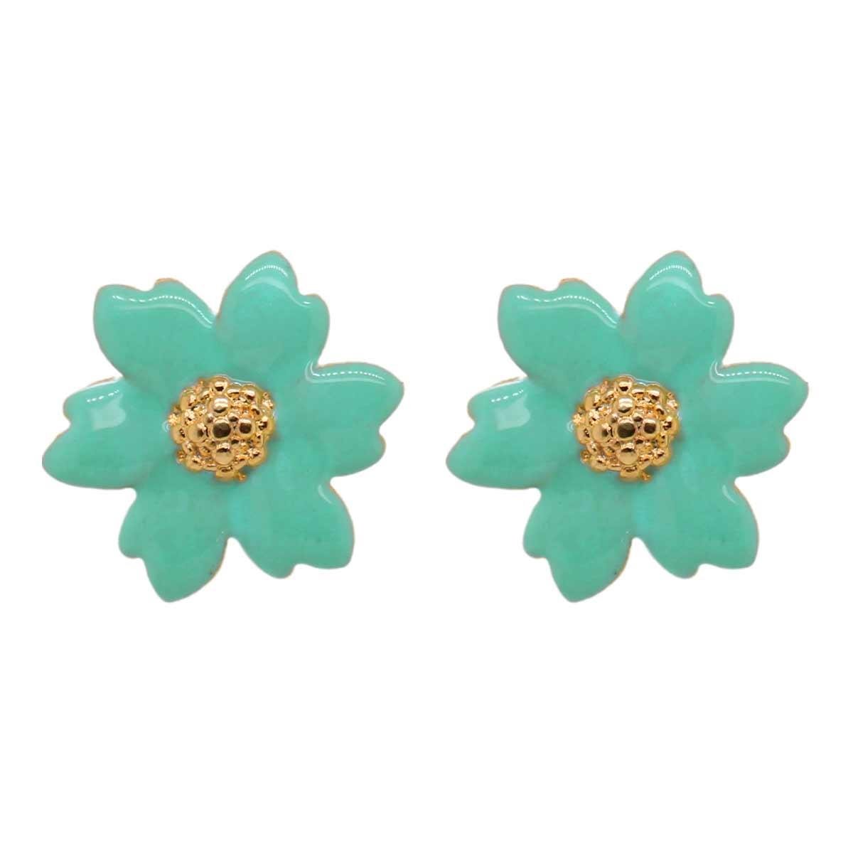 Brinco Resina De Flor