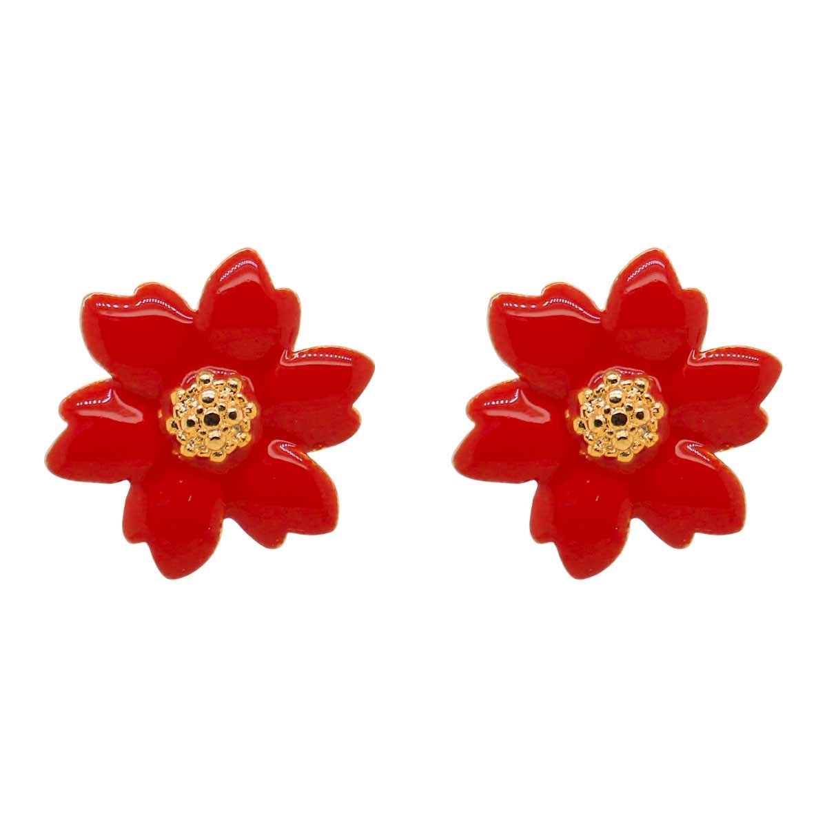 Brinco Resina De Flor