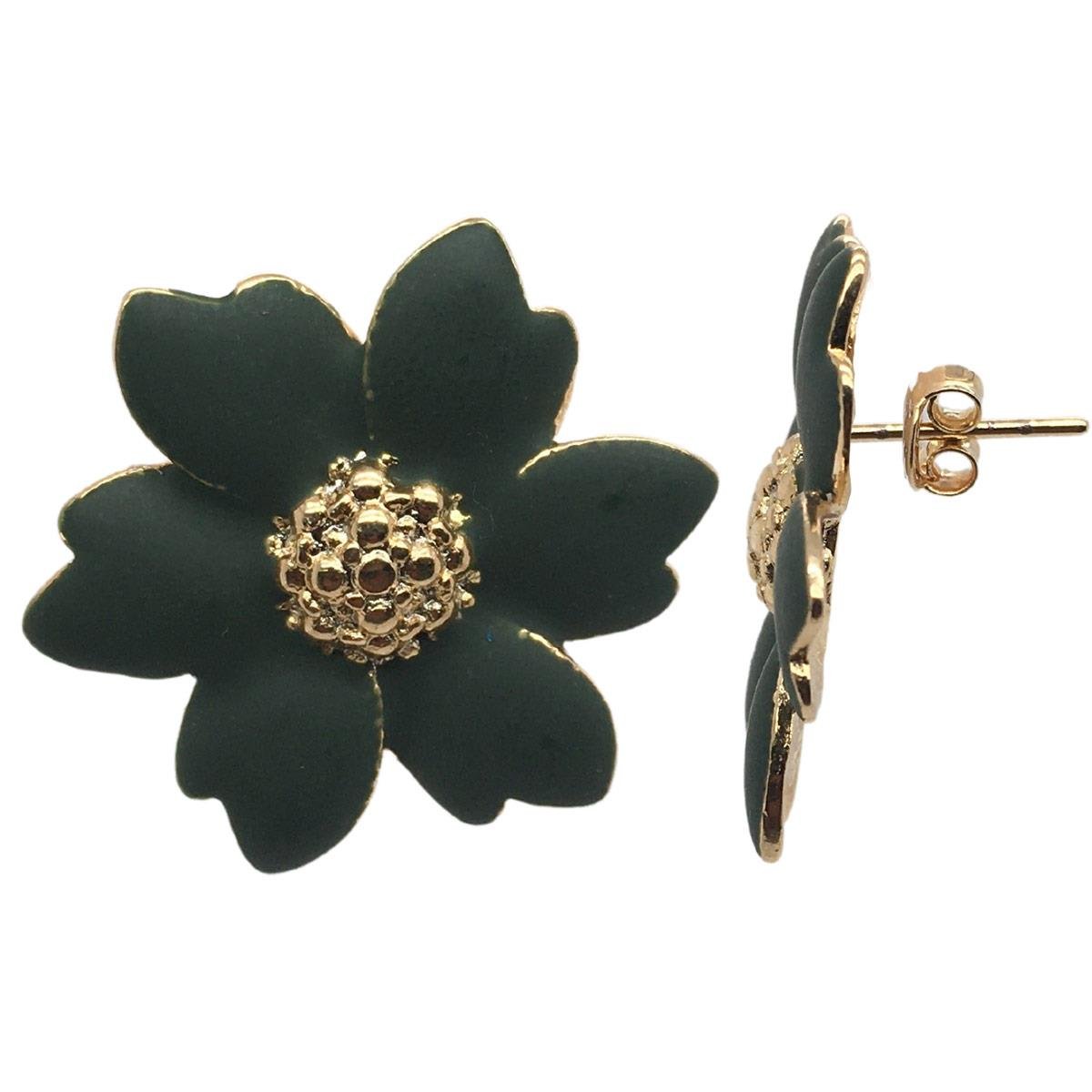 Brinco Resina De Flor