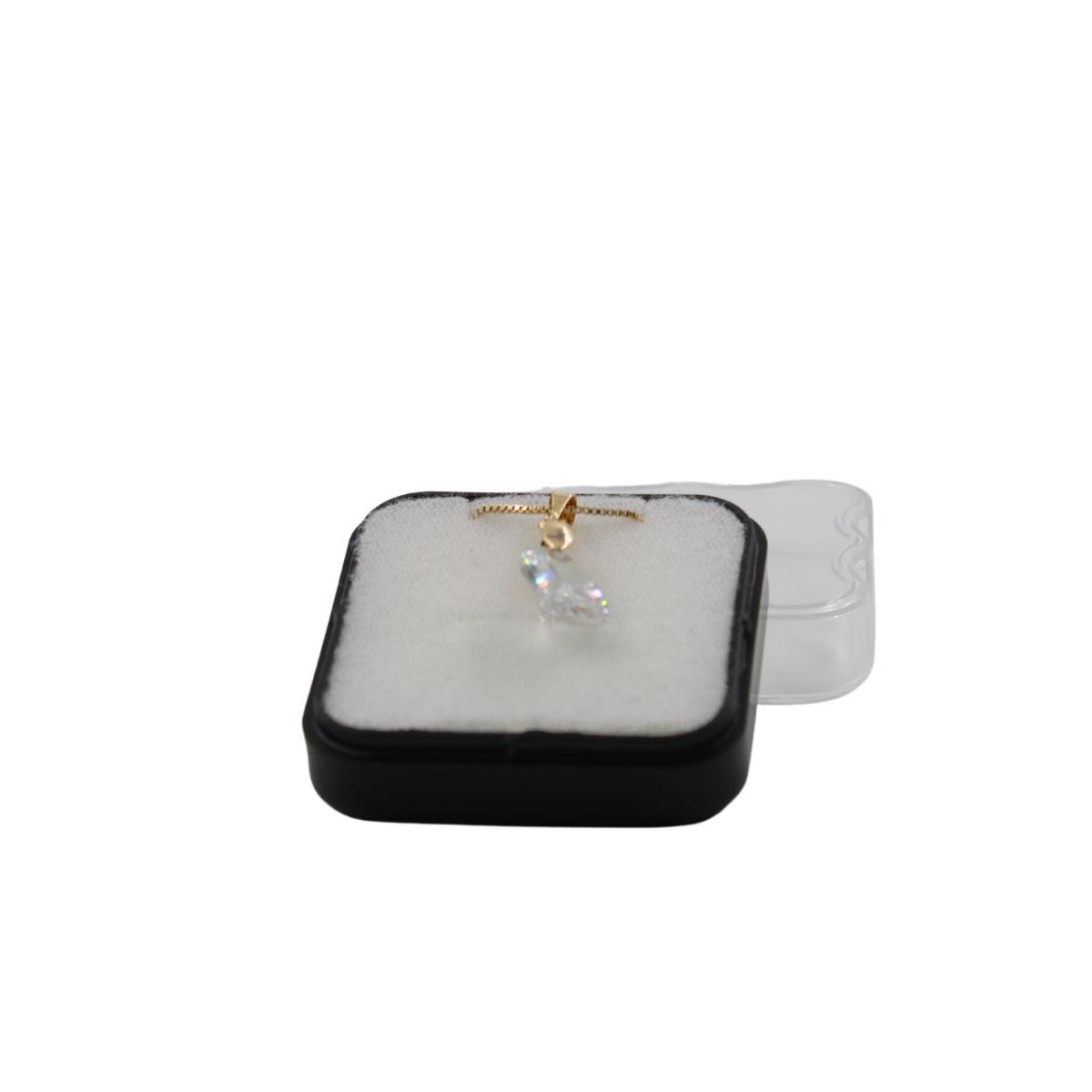 Caixinha Acrilica F13 com Espuma Branca para Conjunto 4,5x4,5