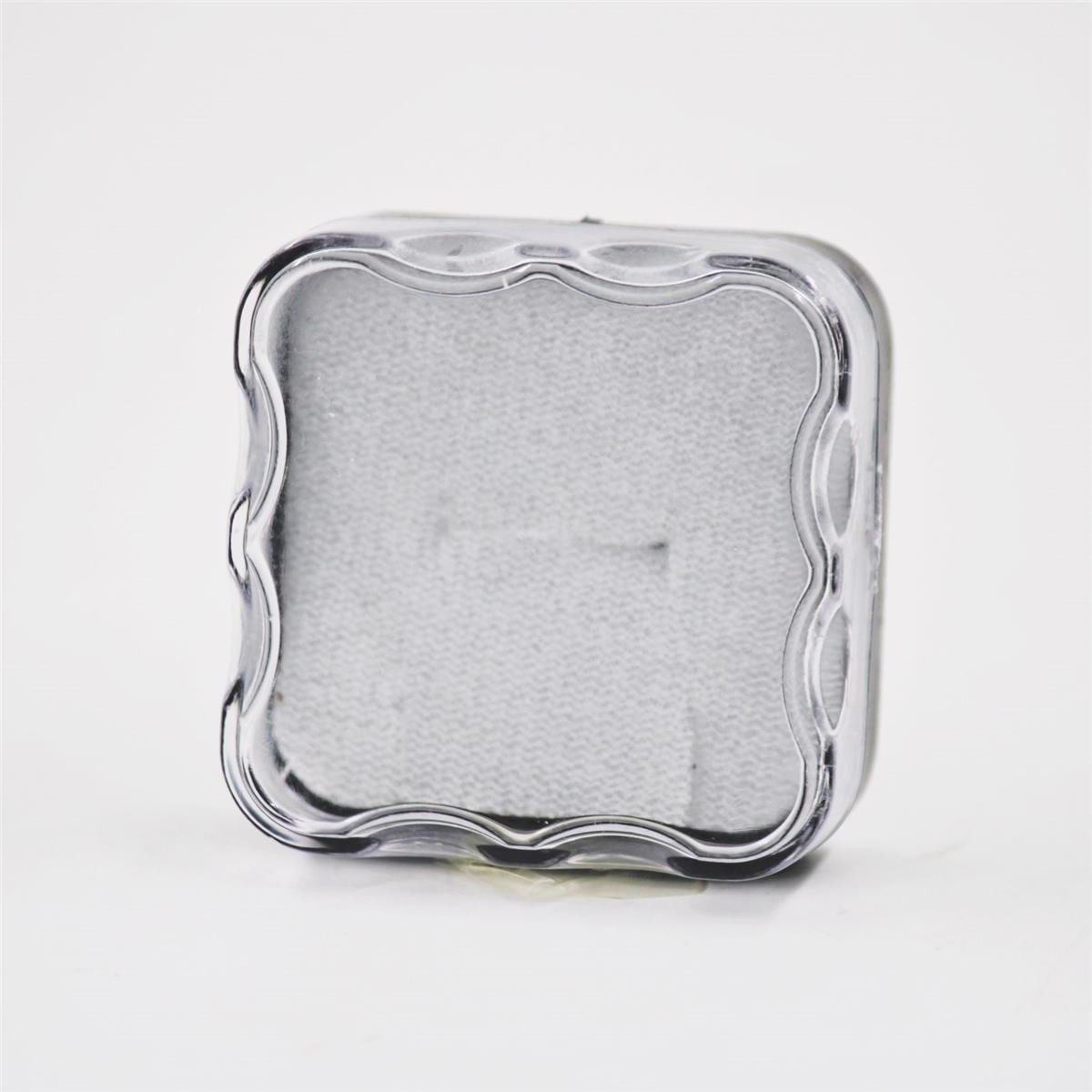 Caixinha Acrilica F13 com Espuma Branca para Conjunto 4,5x4,5