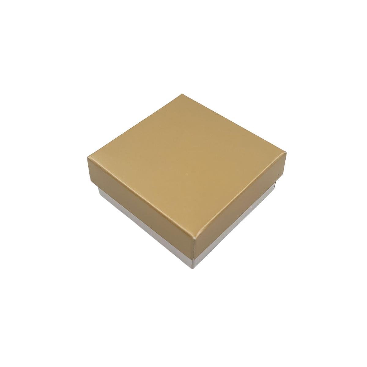 Caixinha de Papel 5x5x2 para Conjunto Fundo Branco e Tampa Cor