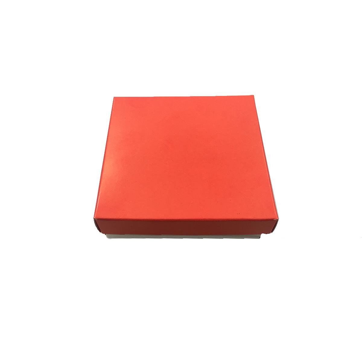 Caixinha de Papel 8x8x2 para Conjunto Fundo Branco e Tampa Cor