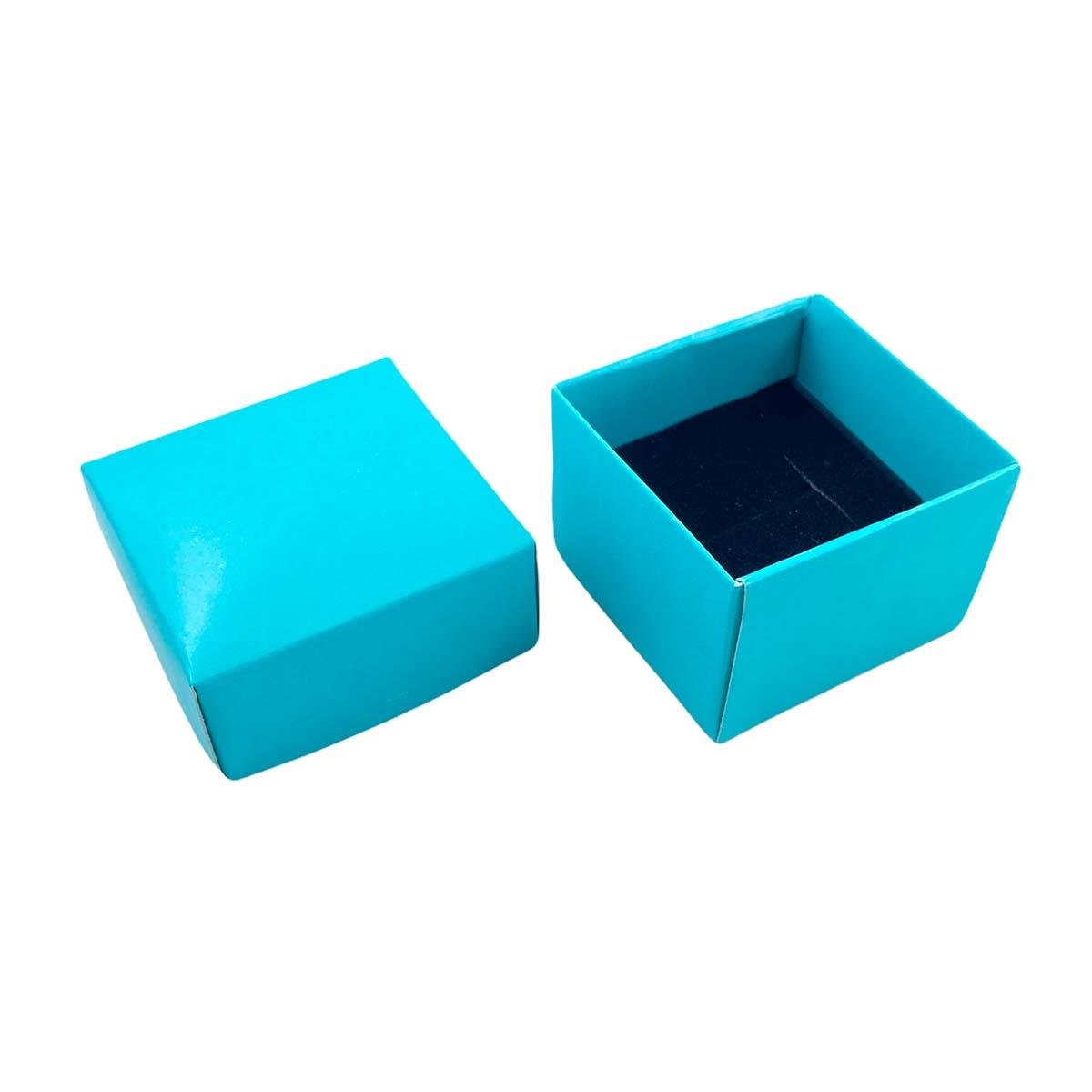 Caixinha Mini de Papelão para Anel Cores Diversas 5X5X5,5