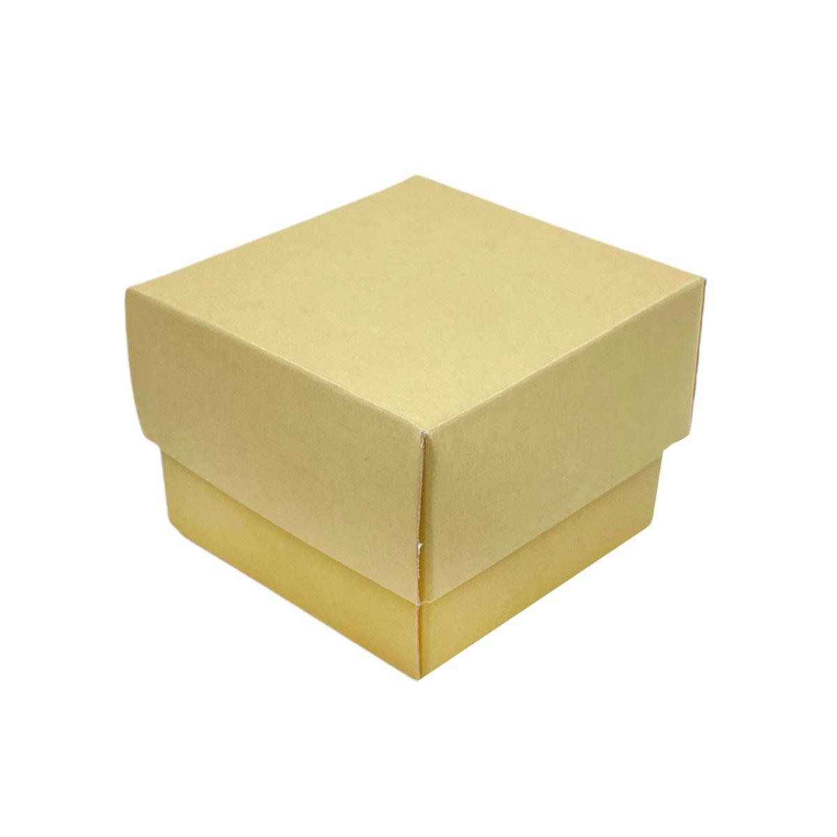 Caixinha Mini de Papelão para Anel Cores Diversas 5X5X5,5