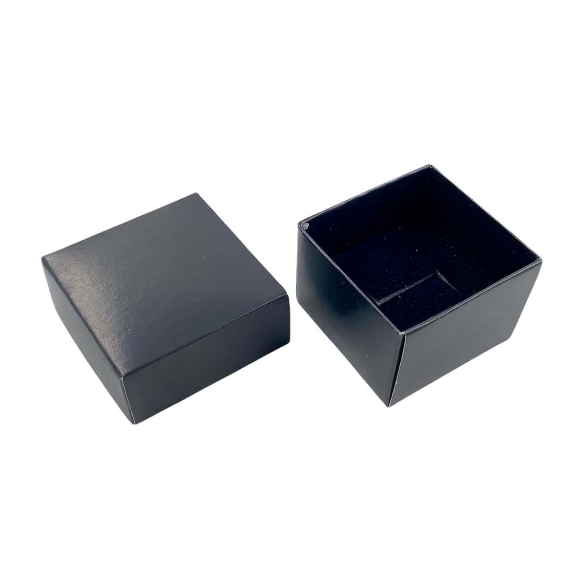 Caixinha Mini de Papelão para Anel Cores Diversas 5X5X5,5