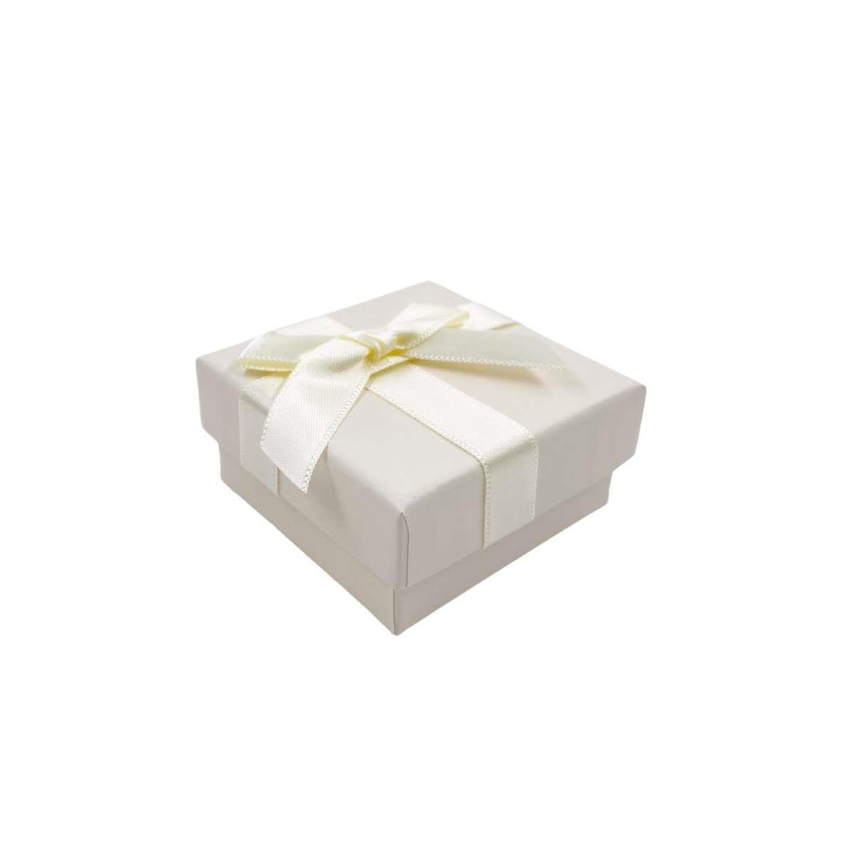 Caixinha de Papel Pequena com Laço 5x5x3.5