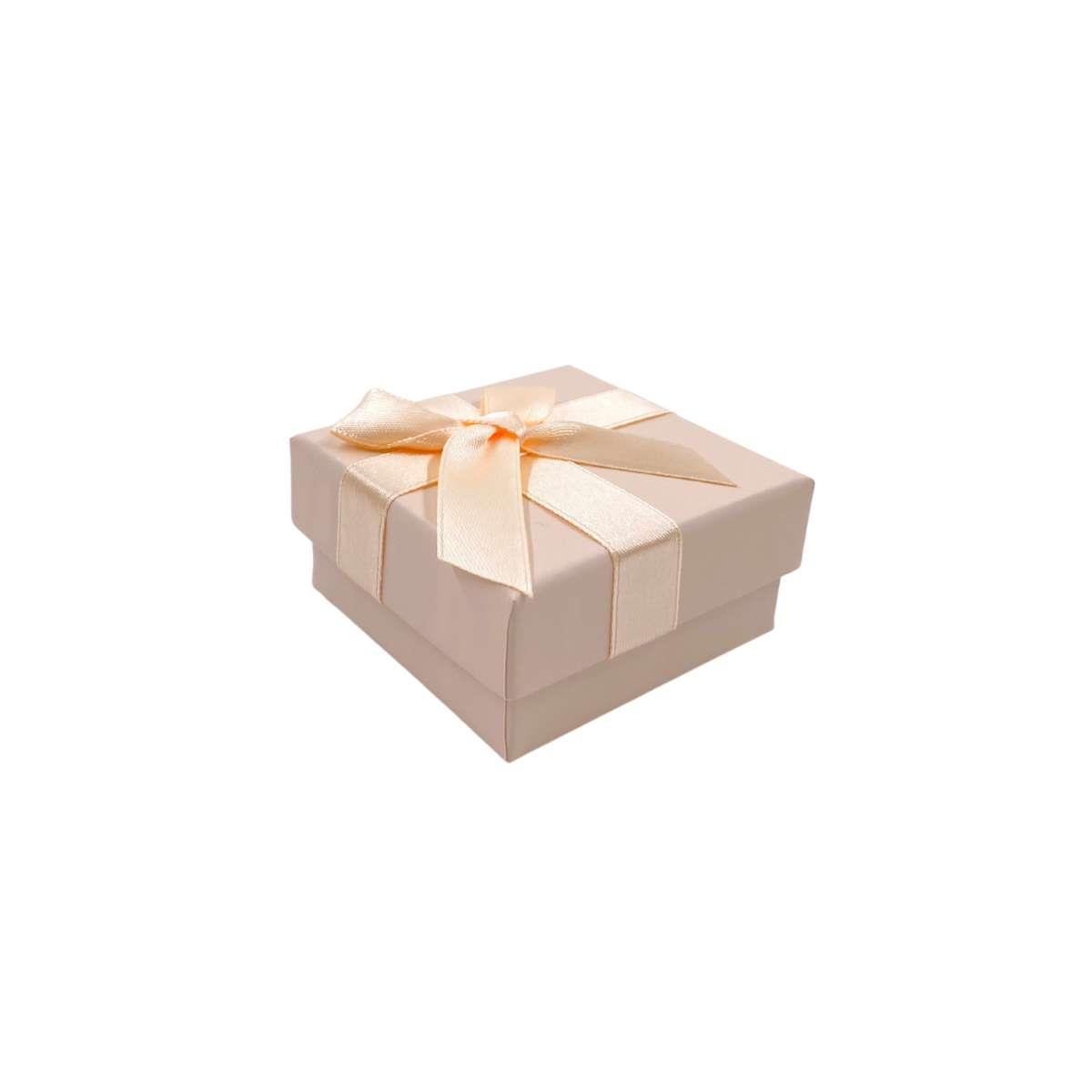 Caixinha de Papel Pequena com Laço 5x5x3.5