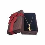 Caixinha de Presente Média Listrada com Laço 5x8