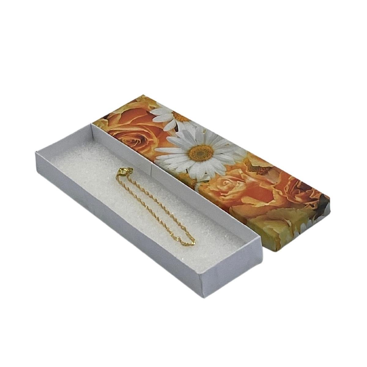 Caixinha De Presente Para Pulseira/Corrente 12x4 Estampas Variadas