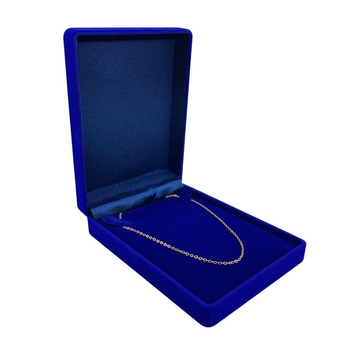 Caixinha de Veludo para Colar ou Corrente 2,5x9x12,5