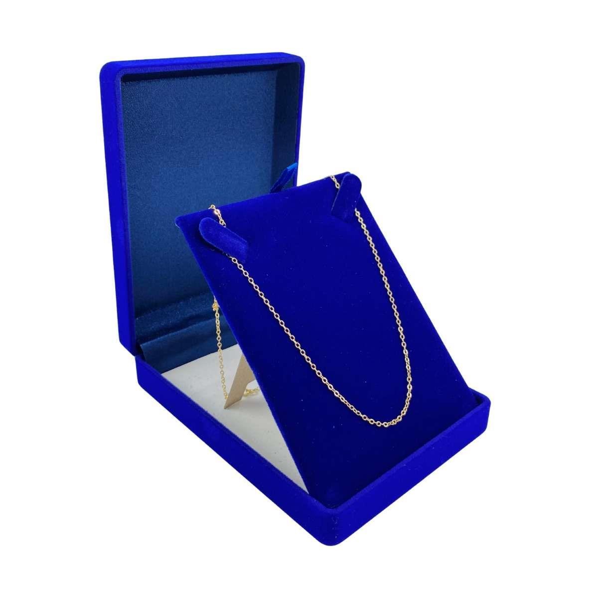 Caixinha de Veludo para Colar ou Corrente 2,5x9x12,5
