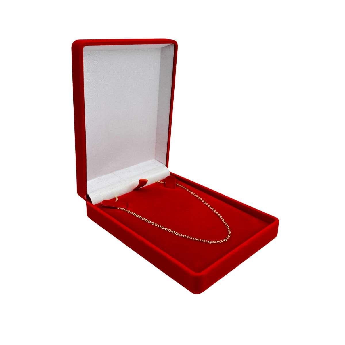 Caixinha de Veludo para Colar ou Corrente 2,5x9x12,5