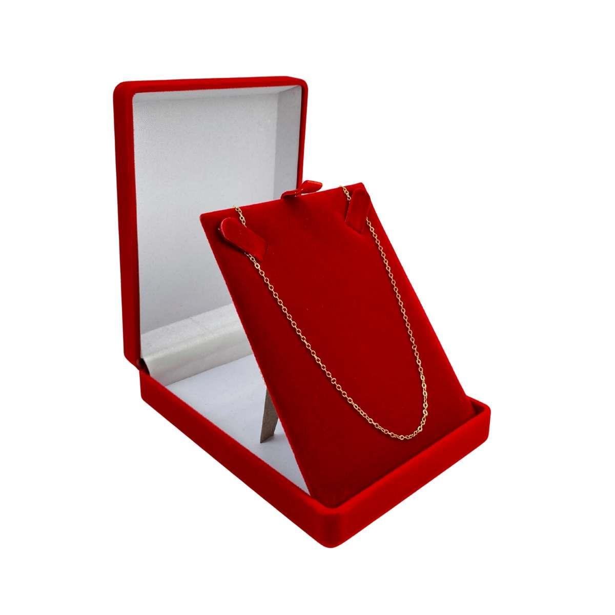 Caixinha de Veludo para Colar ou Corrente 2,5x9x12,5