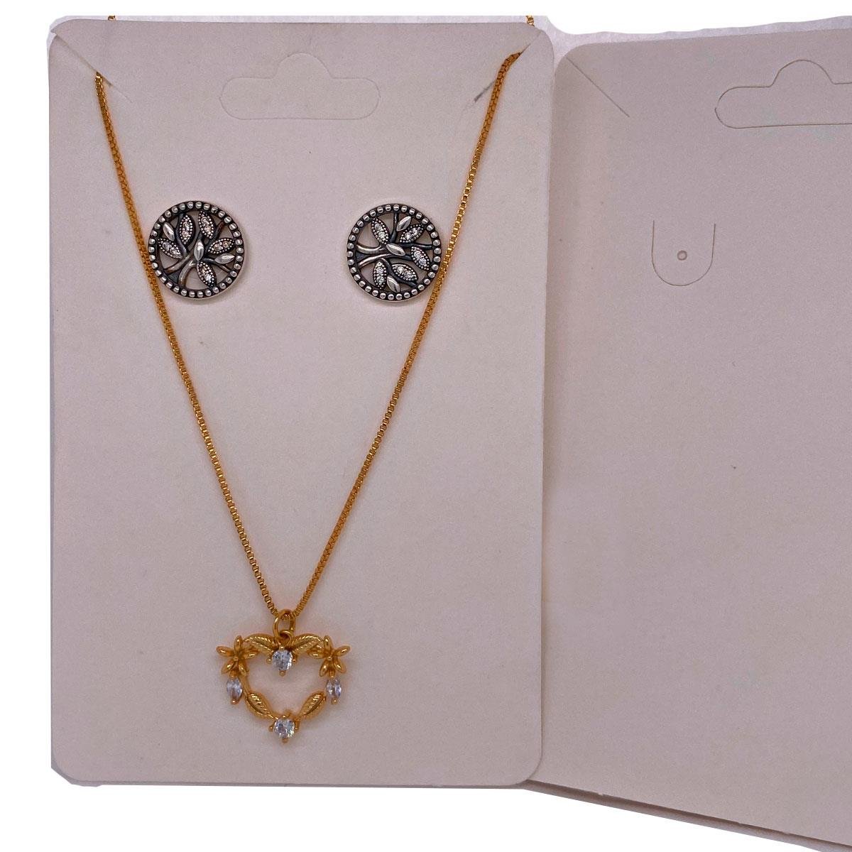 Cartela para Conjunto 10x6,5 Pct 100 - Branco