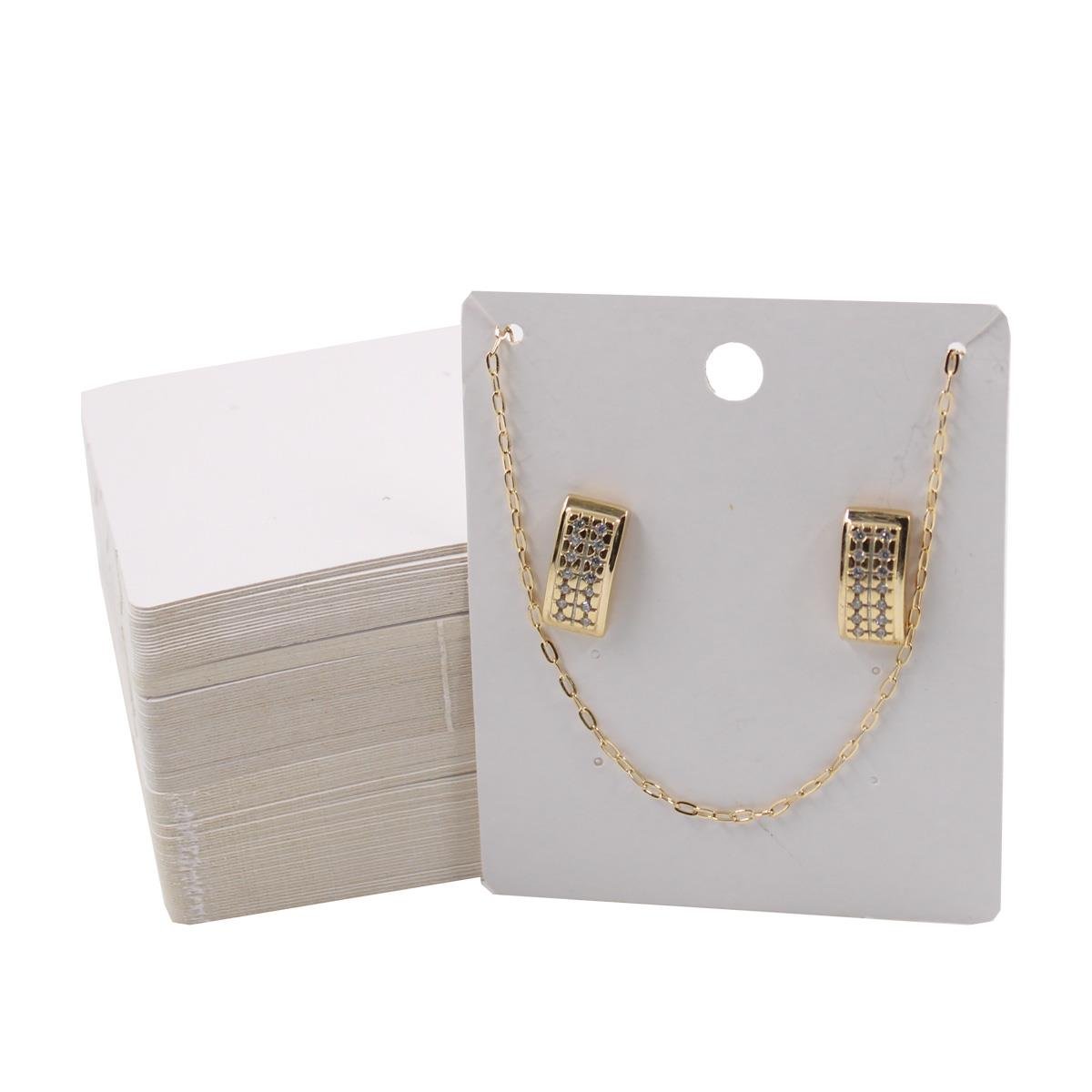 Cartela Para Conjuntos 6,5X8 cm Retangular Pacote com 100 Unidades