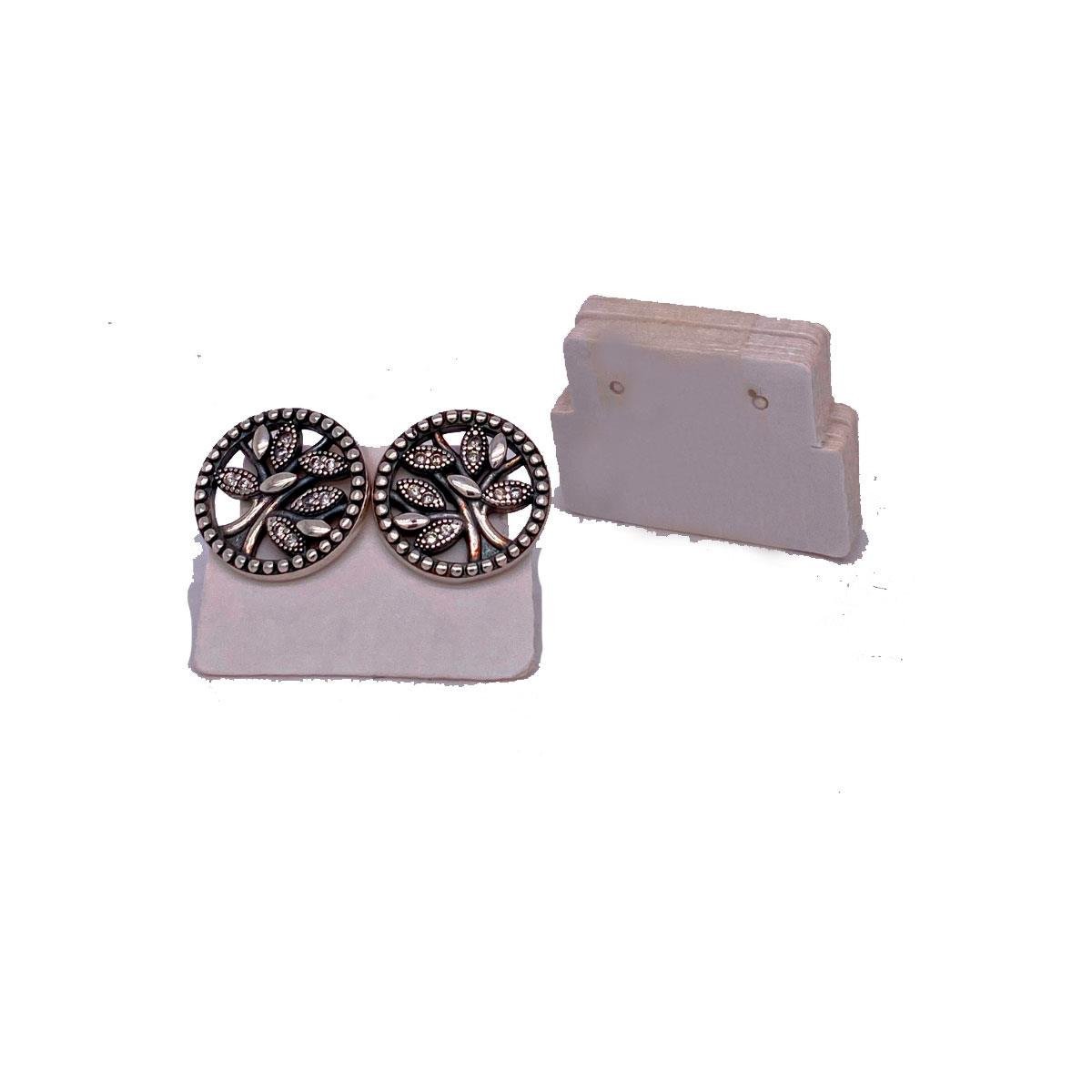 CARTELA MINI PARA BRINCOS RETANGULAR PACOTE COM 100 UNIDADES