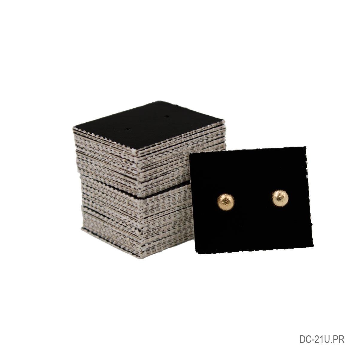 Cartela Para Brincos 3X3,5cm Retangular Pct 100