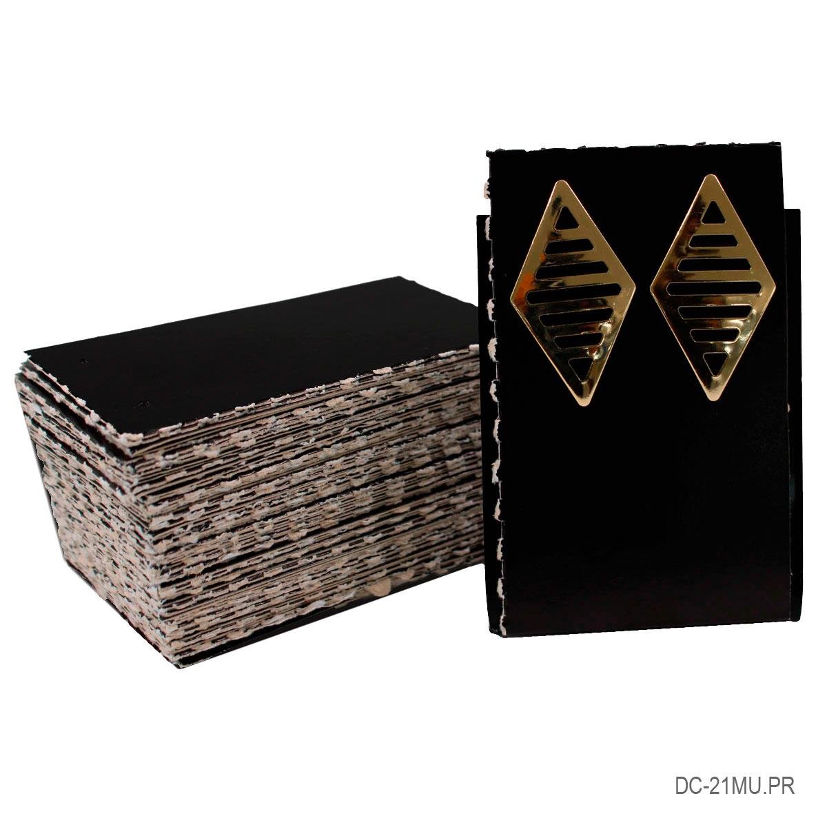 Cartela para Brincos 4,5x7,5cm Retangular Pct 100