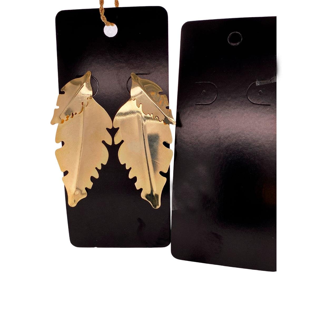 Cartela Para Brinco 11X5 cm Retangular Pct 100 - Preto