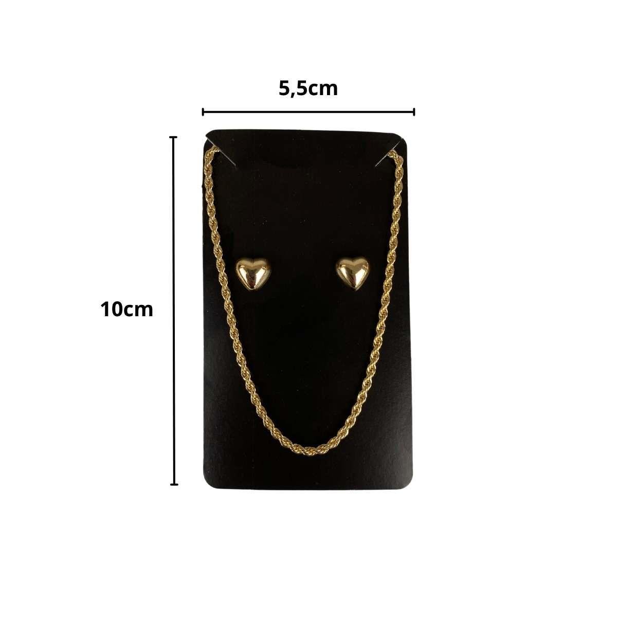 Cartela para Conjunto 10x5,7 Pacote com 100 Unidades