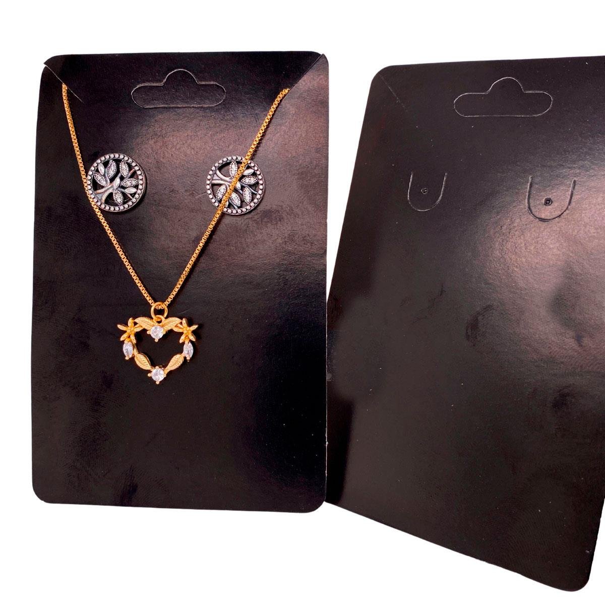 Cartela para Conjunto 10x6,5 Pct 100 - Preto