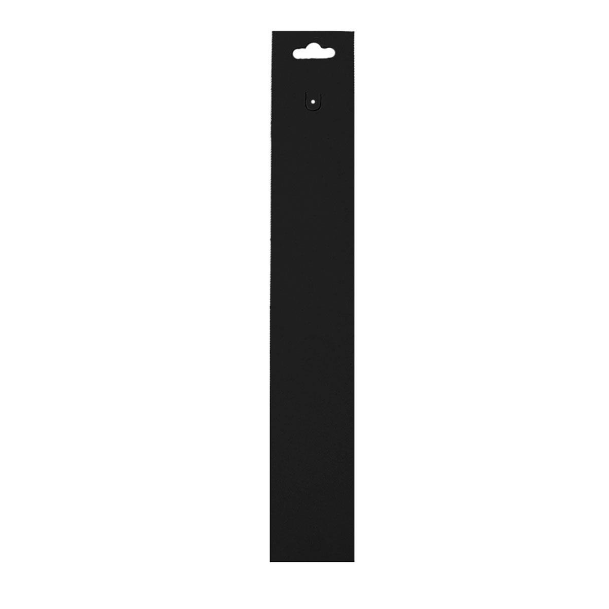 Cartela Para Pulseira 23X3,5 cm Retangular Pacote com 100 Un - Preto